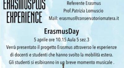 Erasmus Day: 5 aprile 2023, aula 5 della terza sezione.
