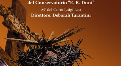 Concerto “Coro e Orchestra” del Conservatorio:<br>31 marzo, Basilica Cattedrale Matera, ore 19:30.